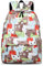 YANAIER Waterproof School Backpack for Girls Teens Cute Print Bookbag Laptop Backpack Women Travel Casual Daypack Green Cat