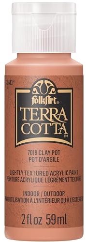 Plaid Enterprises Clay Pot Folkart Terra Cotta Textured Paint - 2oz
