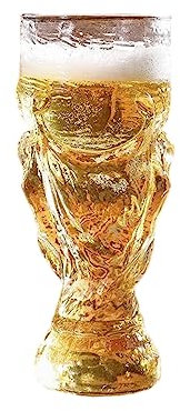 CTForest WM Meister Bierglas, 350 ml Fußball Bierglas, Weltmeisterschaft Bierglas, Geeignet für Familienfeiern und Fußballpartys(Glas)