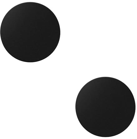 BOULTON Metal Plate for Magnetic Phone Holder - Pack of 2 | Thin Round and Rectangle Adhesive Stickers | Phone Case for Car Mount Magnet Sticky Pads