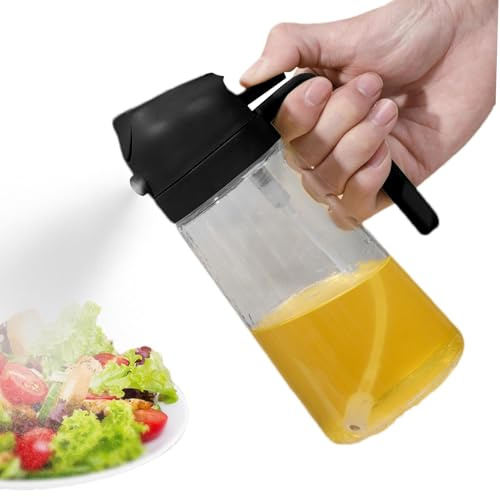 Botella Pulverizadora De Aceite De Cocina - Botella Dispensadora De Aceite, Dispensadores De Aceite 2 En 1 | Pulverizador De Cocina, Dispensador De Aceite De Cocina De 470ml, Botella Pulverizadora De