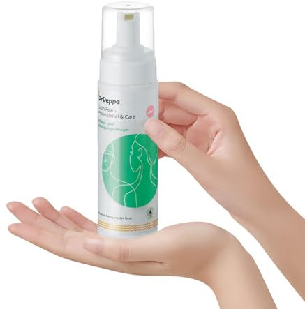 Gesichtsreinigungsschaum, Milder alkoholfreier Reinigungsschaum für empfindliche Haut 200ml