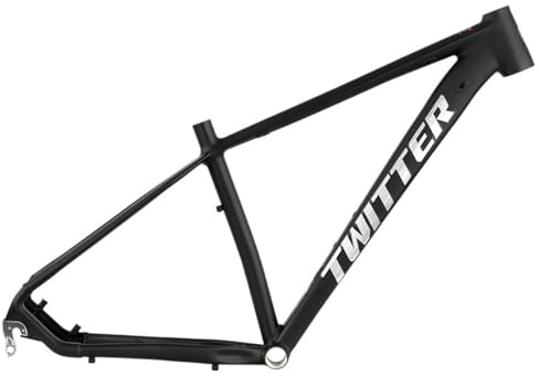HIMALO 27.5/29er Hardtail Mountain Bike Frame Disc Brake 17''/19'' XC MTB Frame Quick Release 135mm QR Lightweight Aluminum Alloy Frames BSA68mm(Black,17'')
