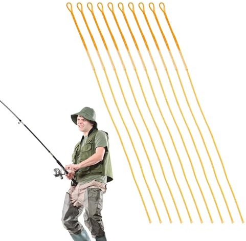 Fack för flugfiske, förfack för fluglinor | flugfisklinor, flugförfack, lätt, 10 stycken, kompakt, bärbar, robust flugfiskstillbehör för fiske, män och kvinnor