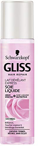 Schwarzkopf Gliss - Latte districante per capelli, seta liquida, capelli opachi e ricchi, 200 ml