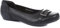 Pavers Ladies Wide Fit Slip-On Pump in Black - Durable Easy Clean Faux Leather - Supportive Lightweight Sole for Everyday Elegance - Size UK 4 / EU 37