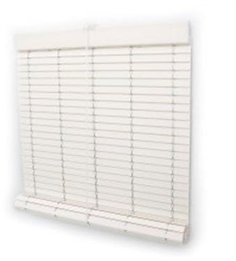 Jardin202 - Persiana enrrollable Blanca PVC | 77 x 125 cm -