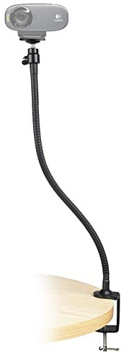 AYIZON Webcam-Halterung für Logitech Brio 4K,100 101,301 300,500,C270,C310,C920,C922,Brio,StreamCam,C615,C930 C925, Magnetische Saugnapfhalterung für alle Arten von Webcams - 64cm Länge