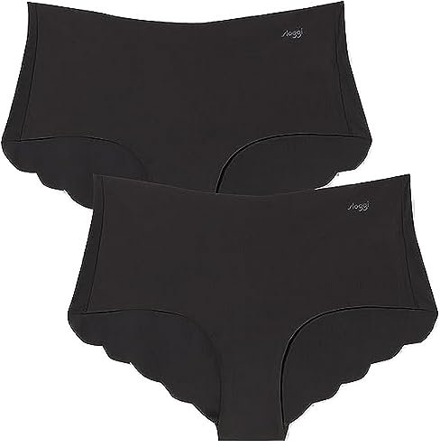 sloggi Damen Zero Microfibre 2.0 H 2P Short, Black, M