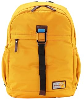 Discovery Zaino - Collezione Icon - Capacità 16 litri - Misure 29 x 13 x 43 cm - Scomparto per laptop 15 pollici., giallo