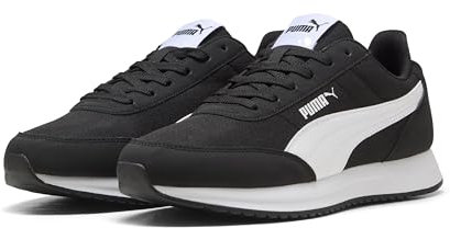 PUMA Unisex R78 LIGHTWIND Sneaker, Black White, 43 EU