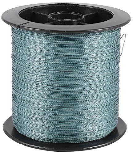 Liseng Filo da pesca intrecciato in nylon, 30 lb, 300 m, 11 kg, ad alte prestazioni per esche e pesca