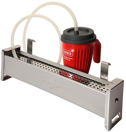 Lares Generador de vapor, de acero inoxidable, para hornear pan como en la panadería, 28 × 5,3 × 8 cm