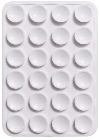 Generisch Coque de téléphone à ventouse, poignée de téléphone en silicone, support pour smartphone, accessoire de téléphone pour selfies et vidéos, support adhésif pour téléphone portable