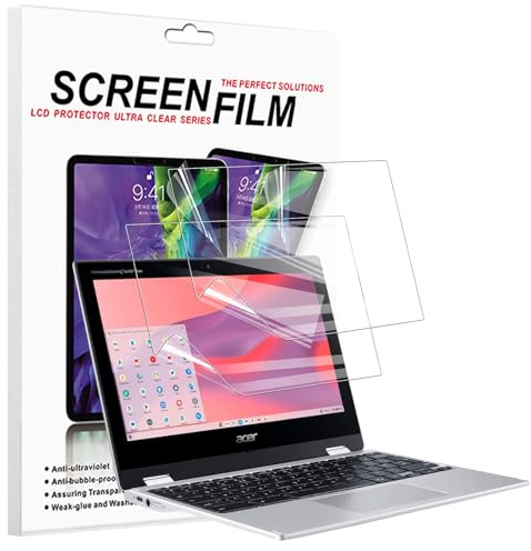 carinacoco 2 Pack Screen Protector for Acer Chromebook 311 11.6 inch, Ultra Thin Soft Toughness HD Clear Premium Shatterproof Anti-Scratch No Bubbles Touch Sensitive PET Film