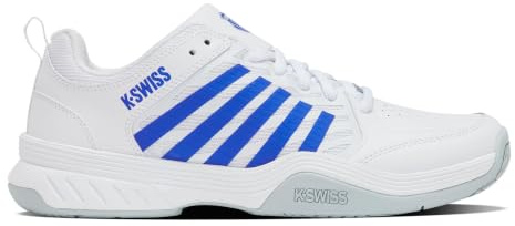 K-Swiss Court Express 2 tennissko, vit/bländande blå, 44,5 EU