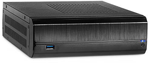 Inter-Tech-500 Black Computer Case – Computer Cases (PC, ITX, Black, 4.5 cm, 50 mm, 200 mm), schwarz, 88881283