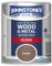 Johnstone's - Wood & Metal Paint - Gloss Finish - Conker - 750ml - Water Based - Non Drip & Quick Drying - Radiator Paint - Low Odour - Dry in 1-2 Hours - 8m2 Coverage per Litre