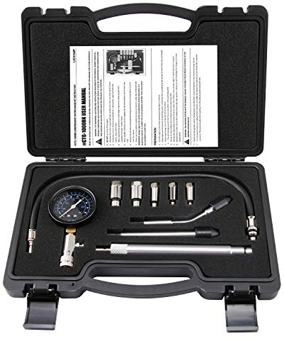 Lichamp Engine Compression Tester Automotive, Master Petrol Engine Cylinder Pressure Gauge for Motorcycle Car Truck