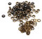 Remache Hueco con Ojales de Doble Cara de 8-17mm, Ojales de Bronce de Metal Redondos con Arandela para Ropa DIY Bolsa Cortinas Cinturón Zapato(10mm 100sets)