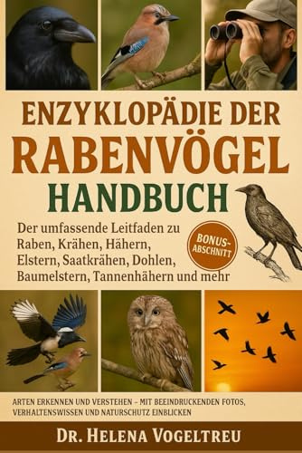 Enzyklopädie der Rabenvögel (Das Alles-in-einem-Handbuch): Der umfassende Leitfaden zu Raben, Krähen, Hähern, Elstern, Saatkrähen, Dohlen, Baumelstern , Tannenhähern und mehr