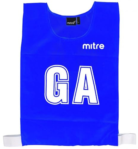 Mitre Netball Pro Sport-Trainingsleibchen für Erwachsene (7 Stück), Königsblau, Größe L
