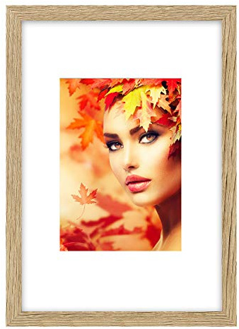 IDEAL TREND Iceland Objektrahmen Holz Bilderrahmen Wanddeko Collage Poster Shirt Trikot Rahmen: Farbe: Eiche | Format: 50x70