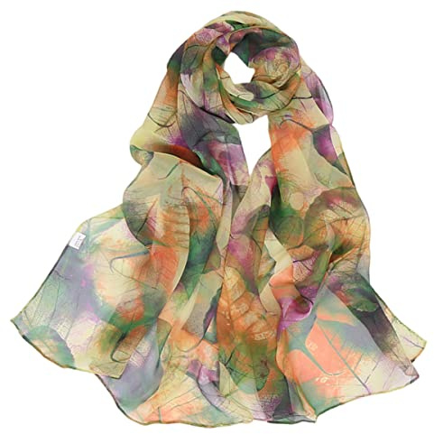 FAIRYGATE Chiffon Scarf Hijab Elegant Sarong Shawl Wrap Maxi Soft Ladies Scarves for Women UK 50030