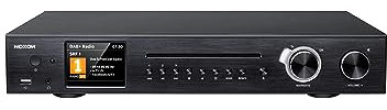Noxon A 571 CD nero, radio internet, DAB+, sintonizzatore FM, Spotify, Bluetooth, USB, LAN + WLAN