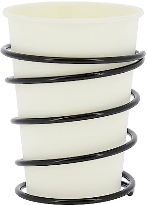 Incasa - Lot de 6 supports de verre ressorts INCASA