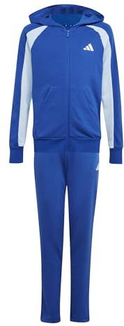 adidas Mixte enfant SEASONAL ESSENTIALS COLORBLOCK TRACKSUIT, team royal blue/glow blue/white, 15-16 Years