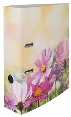 Motivordner / DIN A4 / 8cm Rückenbreite / Blumen