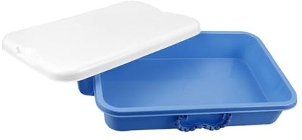 IMIKEYA Portable Sandbox Box Lid for Sensory Play Tray Plastic Toys Case for Classroom Covered Sandbox Tray for Boys and Girls Craft Organizers and Storage