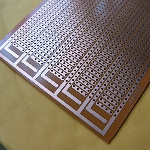 5 pieces 85 x 200 mm 8.5 x 20 cm 4 strip grid Veroboard prototype paper PCB circuit board universal experiment matrix circuit board Bakelite