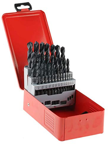 RS PRO HSS-G Spiralbohrer Satz 1/16Zoll → 1/2Zoll, 29-teilig für Metall