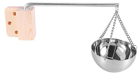 Haudang Sauna Aroma SchüSsel Tasse äTherische ÖL Schale Sauna Raum ZubehöR Aromatherapie äTherische ÖL Schale Trocken Dampf Bad, Edelstahl