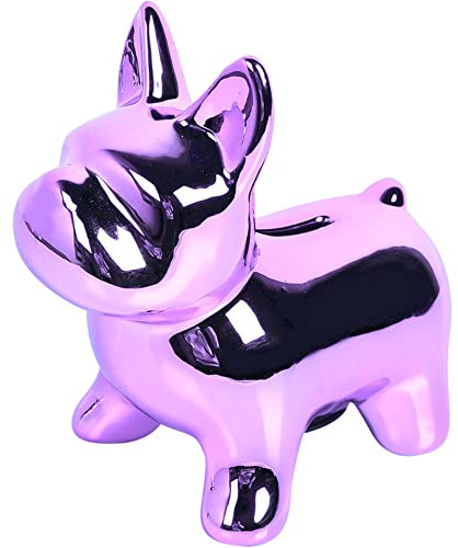 Huchas Originales para Niños Adultos, Infantil Hucha Cerdito, Personalizada Boda Hucha Grande, Cajero para Ahorrar, Originales Regalos para Parejas, Festivales, Alcancias para Adultos (morado)