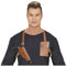 Polizei Schulterholster Braun mit Tasche und Pistole Waffe Holster Schultertasche Polizist