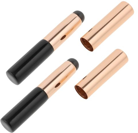 Homoyoyo Pincel de Labios de Silicona Portátil para Maquillaje Aplicador de Labios y Corrector Herramienta de Maquillaje para Mujeres para y Color Negro