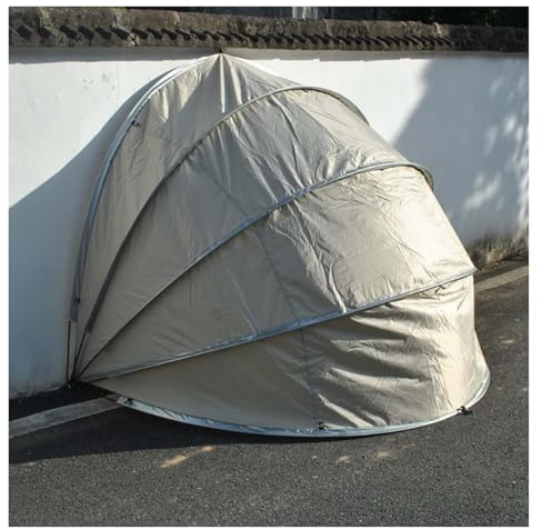 QSTGX Abri Velo Exterieur Garage Pliant Voiture pour 2/3/4/5 vélos pour Moto, Outils De Jardin, Jouets, Pelouse(D)