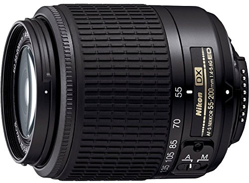 Nikon 55-200mm f4-5.6G ED AF-S DX Nikkor Zoom Lens (Renewed)