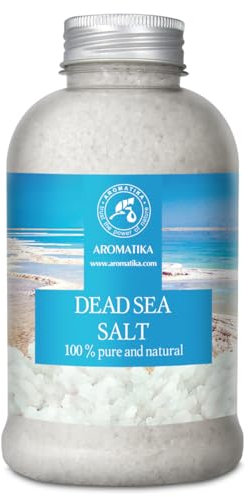 Sale del Mar Morto 500g - Naturale e Puro al 100% - Sali del Mar Morto - Meglio per il Buon Sonno - Antistress - Bagno - Bellezza - Rilassante - Sali da Bagno