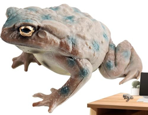 ycezw Kröten-Spielzeugfigur,Kröten-Spielzeugtier | Realistische Spielzeugfrösche für Kinder Froschfiguren - Niedliche Miniatur-Sammelfiguren, Tiermodell, Spielzeug für die Schule zu Hause