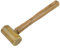 Holzhammer aus Rohleder mit ergonomischem Holzgriff, ideal zum Stempeln und Schnitzen von Leder