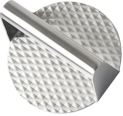 TOPPERFUN Prensa De Hamburguesas De Acero Inoxidable Herramienta para Prensar Hamburguesas Prensa Redonda La Plancha o Parrilla