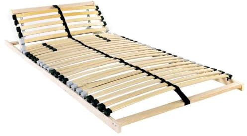 vidaXL Ribbad sängbotten Brun 70 x 190 cm Massivt bokträ
