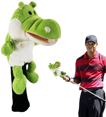 Creative Covers För Golf, Funny Golf Headcover - Plysch Driver Headcover - Härligt roliga och funktionella överdrag med djurdesign, perfekt passform och säkra golfklubbor. Överdrag passar 1 träklubbor