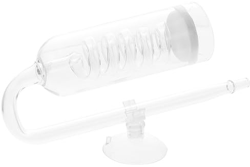 HOMOBABE Diffusore di Co2 per Acquari in Vetro 25mm, Raffinatore di Anidride Carbonica Effetto Atomizzazione, Dimensioni Ridotte per Piante Acquatiche e Fotosintesi Ottimale