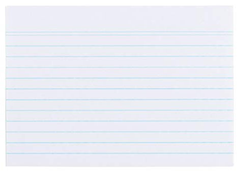 Landré Karteikarten A6 liniert, weiß, 100 Stück