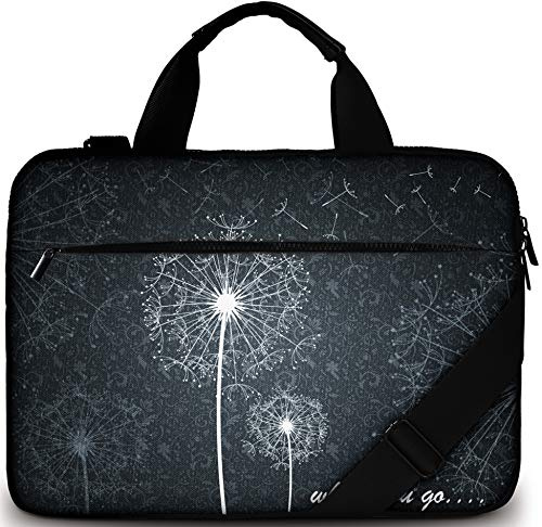 Sidorenko Sacoche Ordinateur 15/15.6 Pouces - Sac Ordinateur Moderne en Toile I Ordinateur Portable de Haute Qualité I Pochette Ordinateur Étanche à l'Eau et à la Saleté